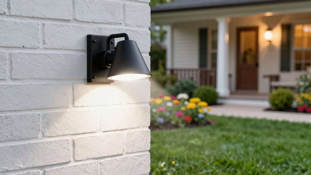 solar powered stylish security lighting