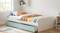 space saving children s trundle bed