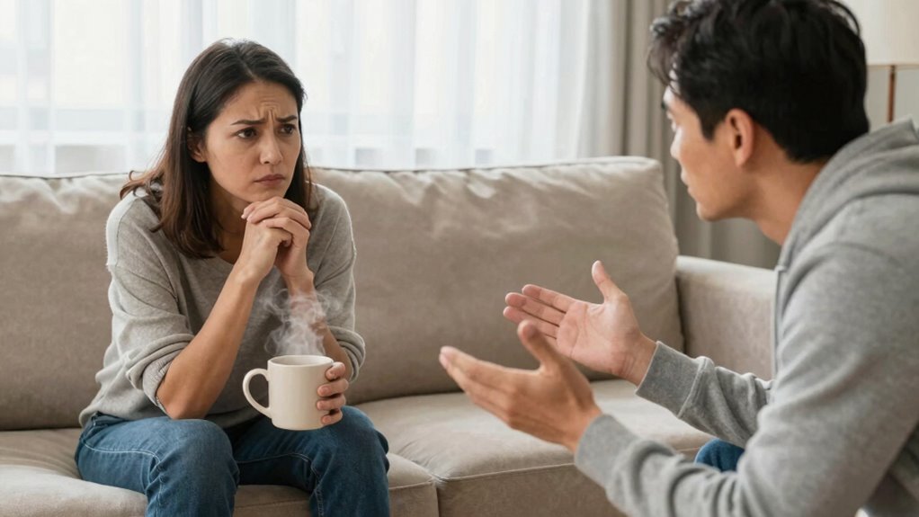 spouse threatens job quitting