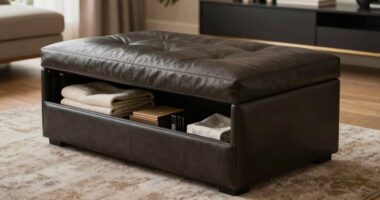 storage ottoman for organization