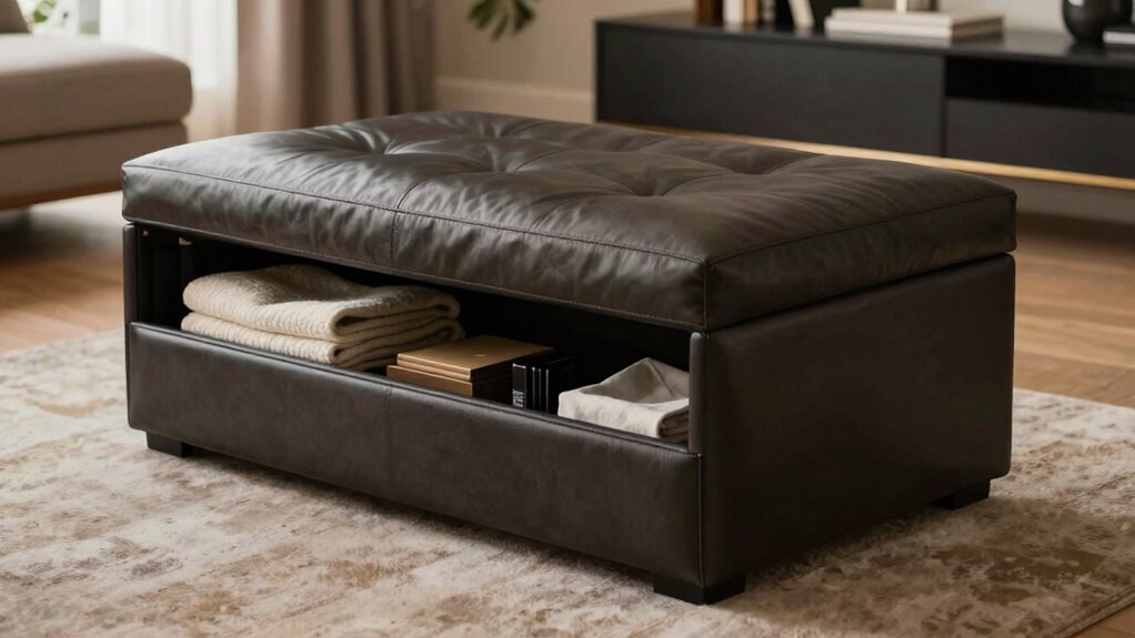 storage ottoman for organization