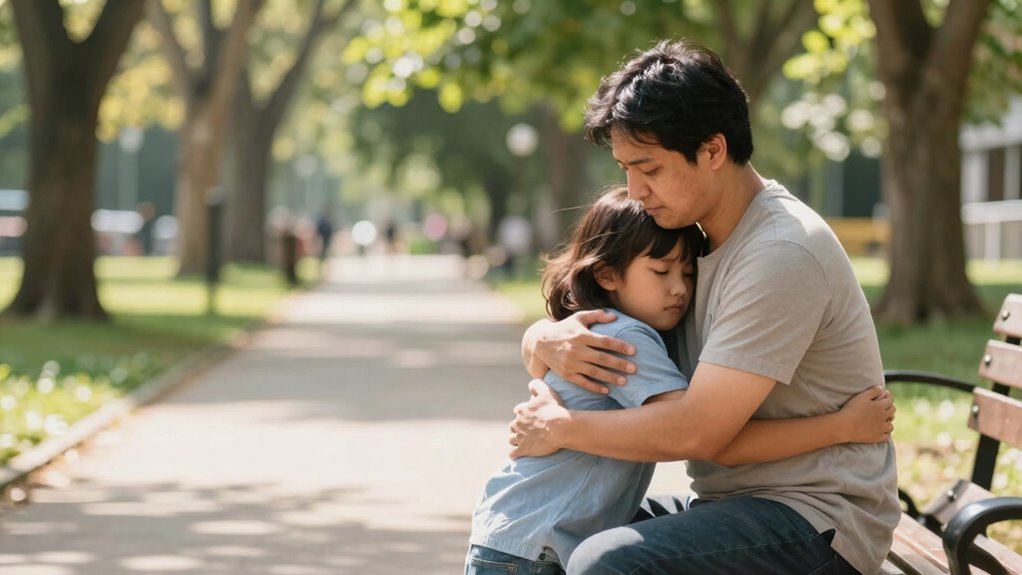 supportive consistent custody exchanges