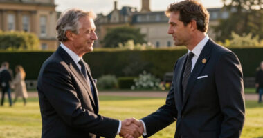 King Charles Prince Harry Meeting